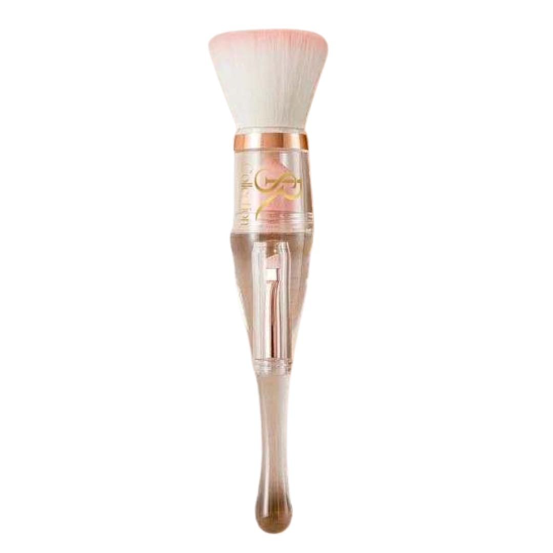 Multifunctional 3 in 1 Double Ended Make-up Brush