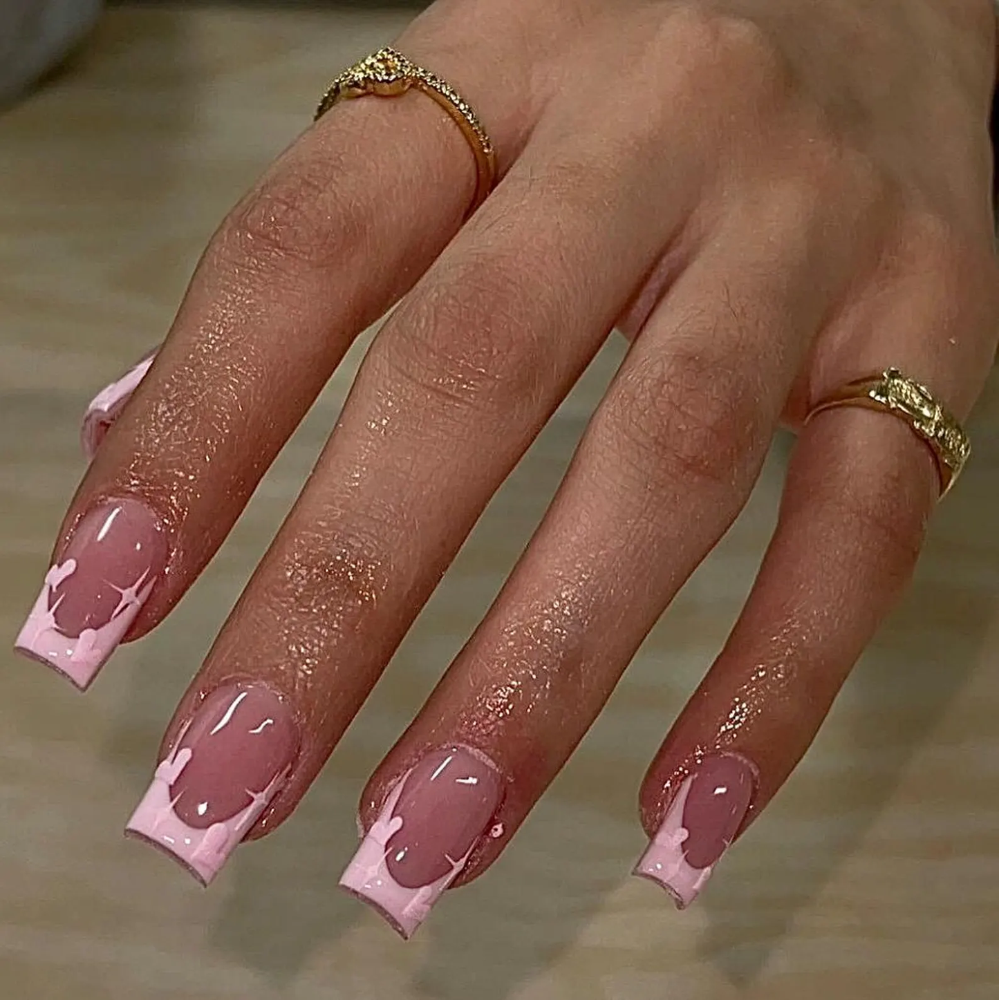 Crepe Pink Acrylic